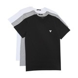 게스 남성 크루넥 티셔츠 3매 - 21A (화이트/그레이/블랙), XL(110)