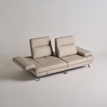 다우닝 모아나 스윙 전체 천연가죽 소파 3인