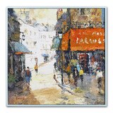 지클레 그림 액자 76x76cm - 파리카페