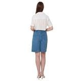 비지트 인 뉴욕 여성 데님 반바지 - 미디엄 인디고