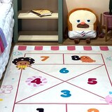 한일카페트x브레드이발소 키즈 러그 100x150cm - 사방치기
