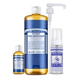 닥터브로너스 캐스틸 솝 클렌저 950ml + 60ml - 페퍼민트