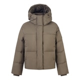 네파 여성 후드 숏 구스다운 재킷