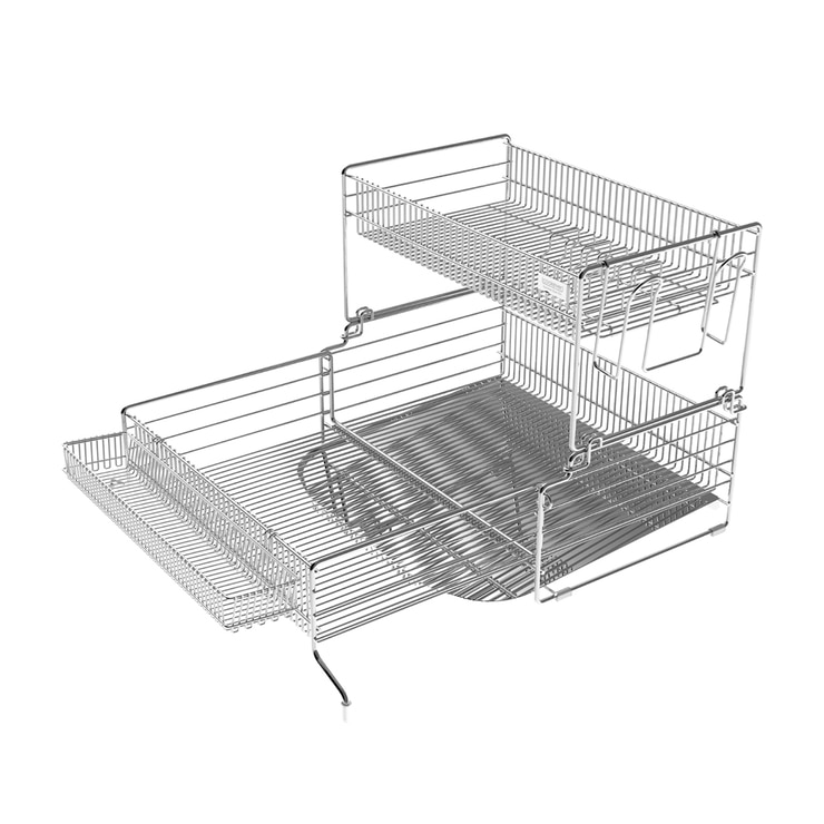 Cookever Stainless 2-Tier Expandable Dish Rack 673904
