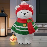 LED 펭귄 또는 북극곰 장식 61cm