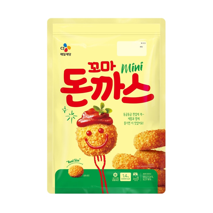 CJ 꼬마돈까스 1.4Kg x 3