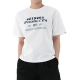 아웃도어 프로덕츠 여성 반소매 티셔츠 - 화이트, L