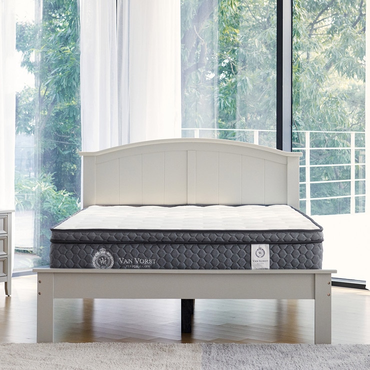 리비니아 필로우탑 롤팩 매트리스 킹 - 그레이