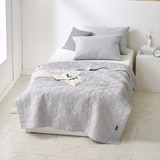 박홍근홈패션 워싱면 양모 스프레드 - 싱글, 그레이