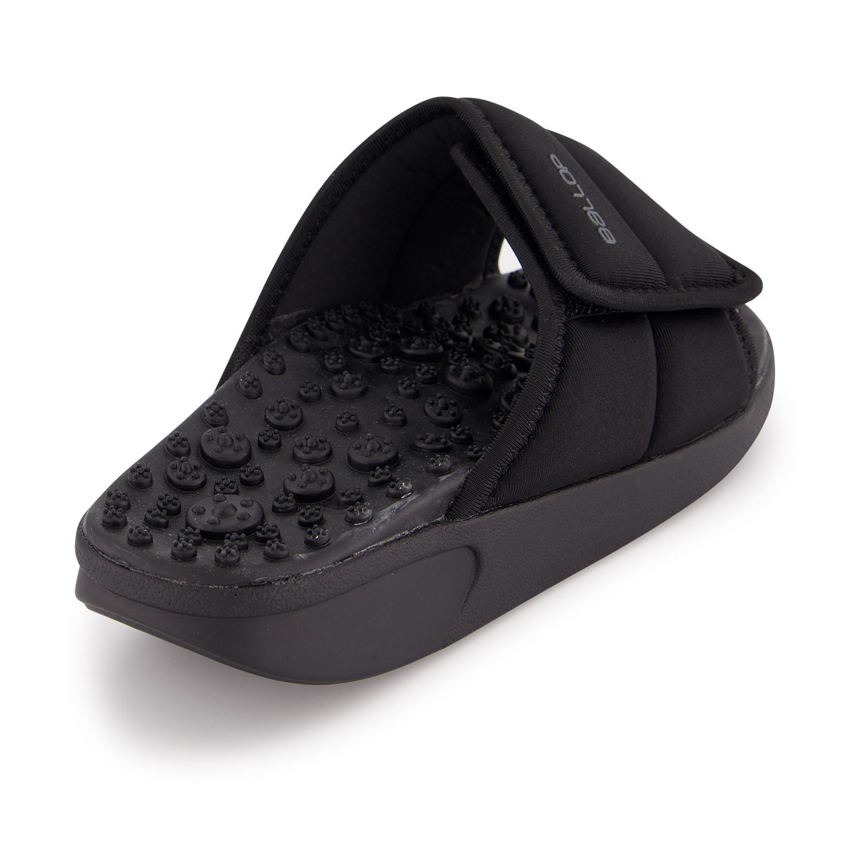 밸롭 성인 뉴 지압 슬리퍼 - 여성 블랙, 250mm