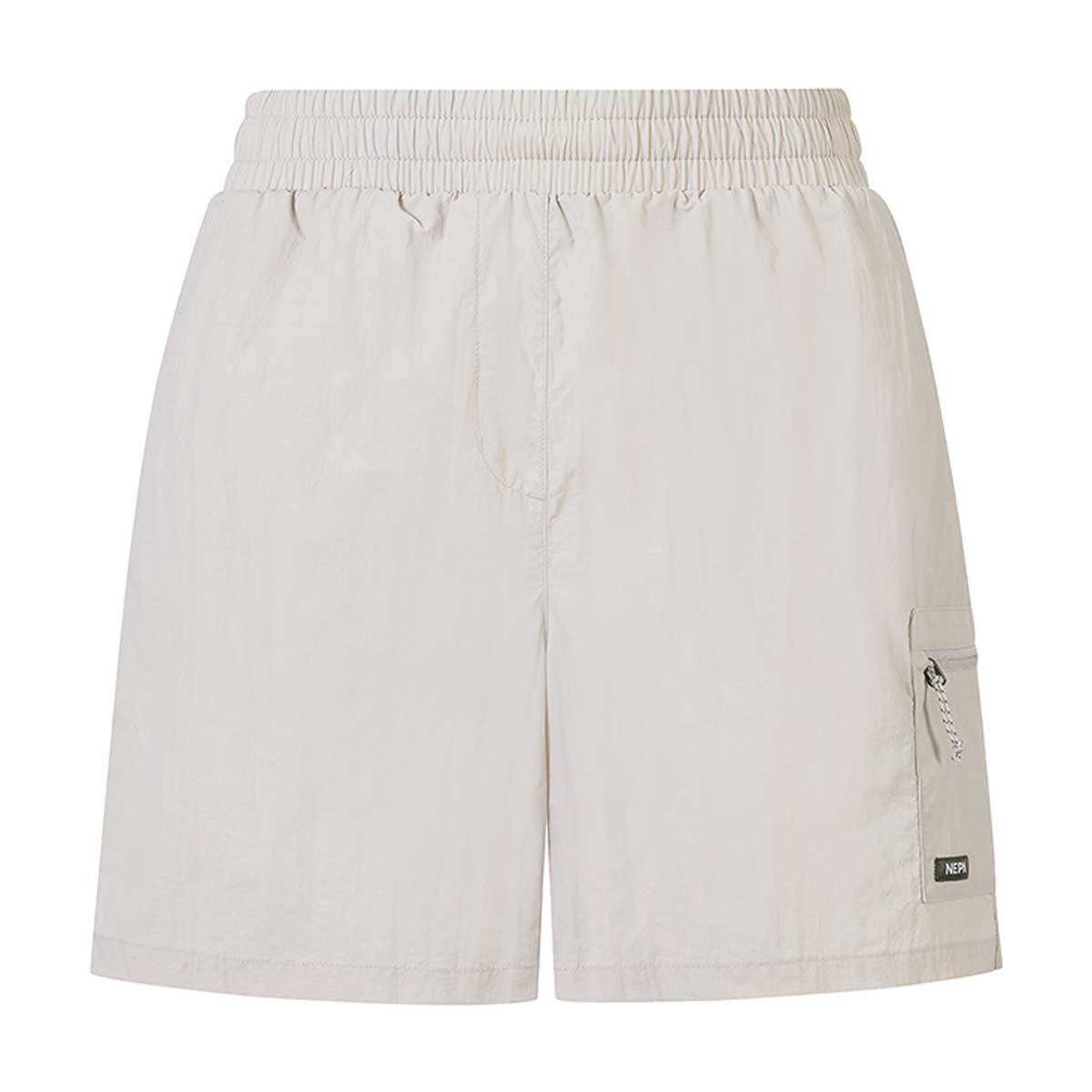 네파 여성 우븐 카고 반바지 - 라이트 베이지, S