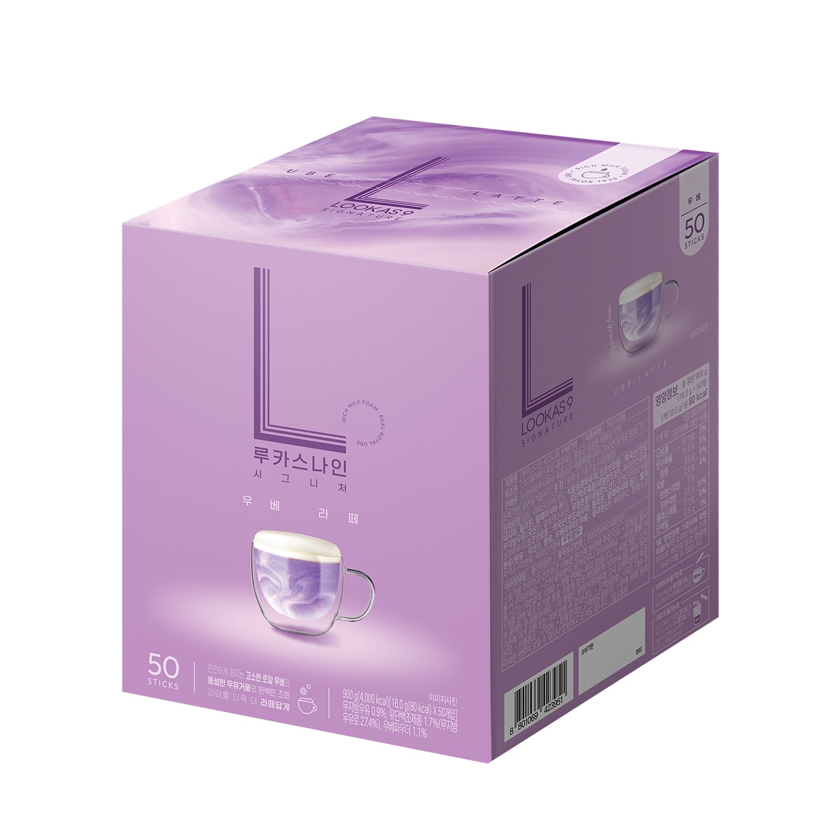 루카스나인 우베라떼 18g x 50 루카스나인 우베라떼 18g x 50