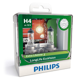 필립스 전조등(롱라이프 에코비전) & 브레이크등 전구 - H4