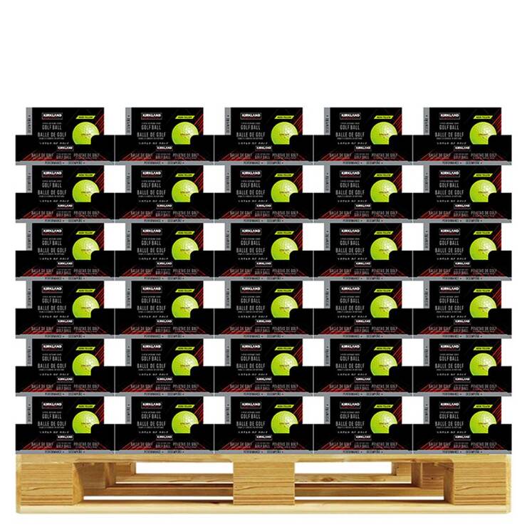 Kirkland Signature 3-piece Yellow Balls 24 x 300ea 685755