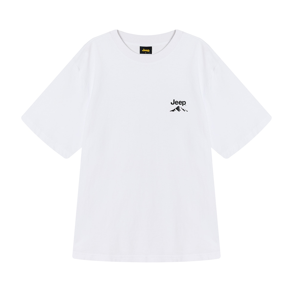 지프 크루 티셔츠 3매 - 화이트/블랙/카키, M