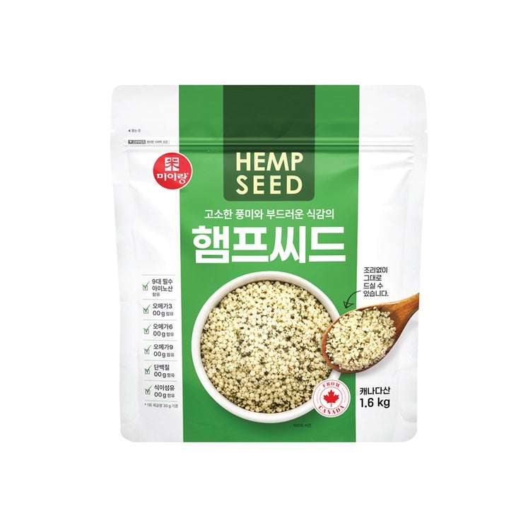 미이랑 햄프씨드 1.6kg 미이랑 햄프씨드 1.6kg