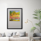 지클레 아트포스터 56x80cm - 환상의 자작나무 숲 I