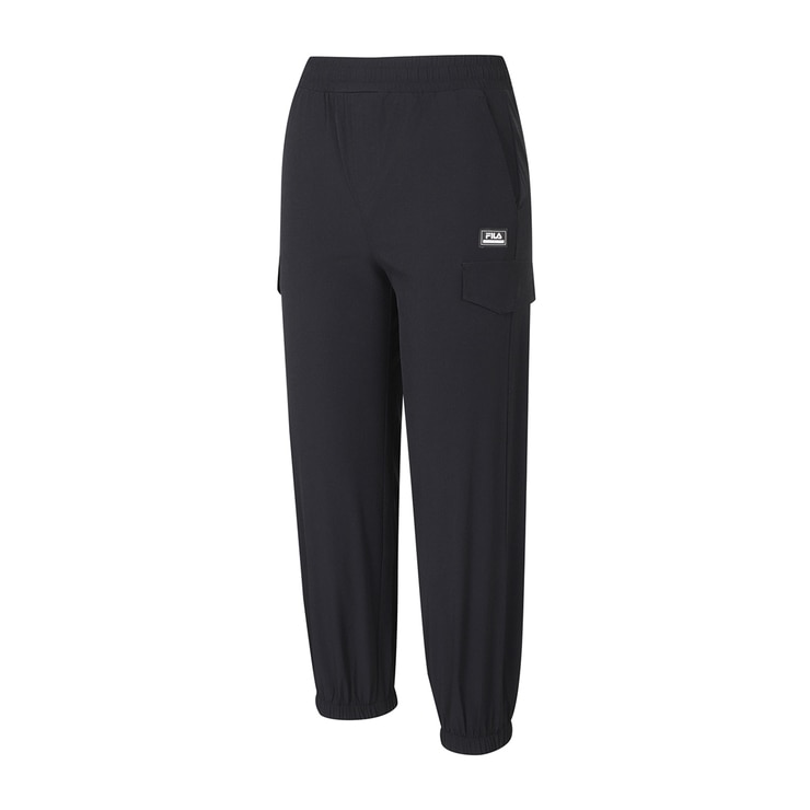 휠라 키즈 카고 바지 - 블랙, 145(M)