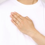 총 0.1캐럿 다이아몬드 커플링 남성 반지 루카스