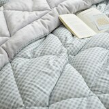 에이프릴앳홈 모달 극세사 차렵이불 - 싱글, 그리드