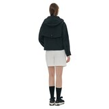 SOUP 여성 탈착 후드 재킷 - 블랙, M