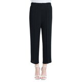 요이츠 여성 핀턱 플리츠 배기 팬츠 - 블랙, M/L