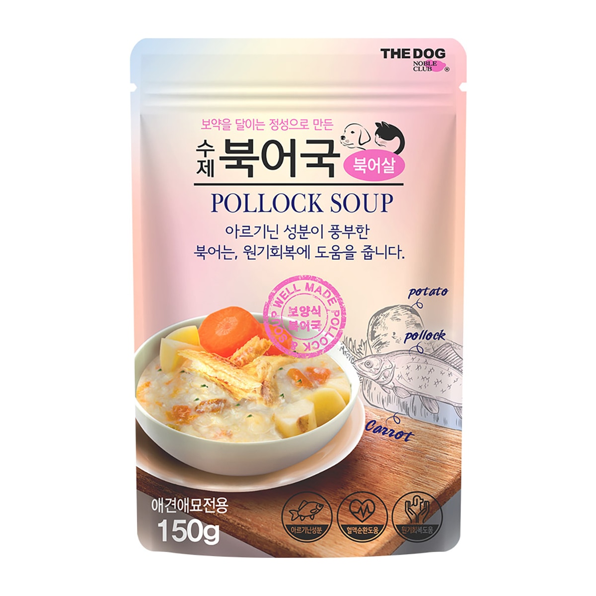 더독애견애묘 수제 삼계탕/북어국 150g x 10 더독애견애묘 수제 삼계탕/북어국 150g x 10