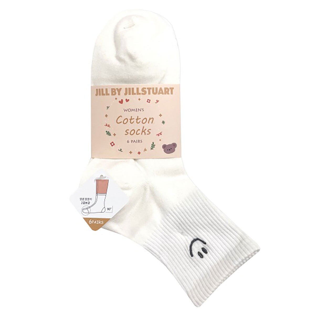 질바이질스튜어트 여성 양말 6족 - 스마일팩