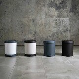 바스클립 라탄 페달형 키친 쓰레기통 21L