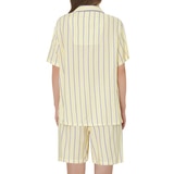 게스 여성 레이온 파자마 세트 - 옐로우