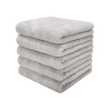 기라로쉬 뱀부 세면타월 5P - 그레이/솔리드