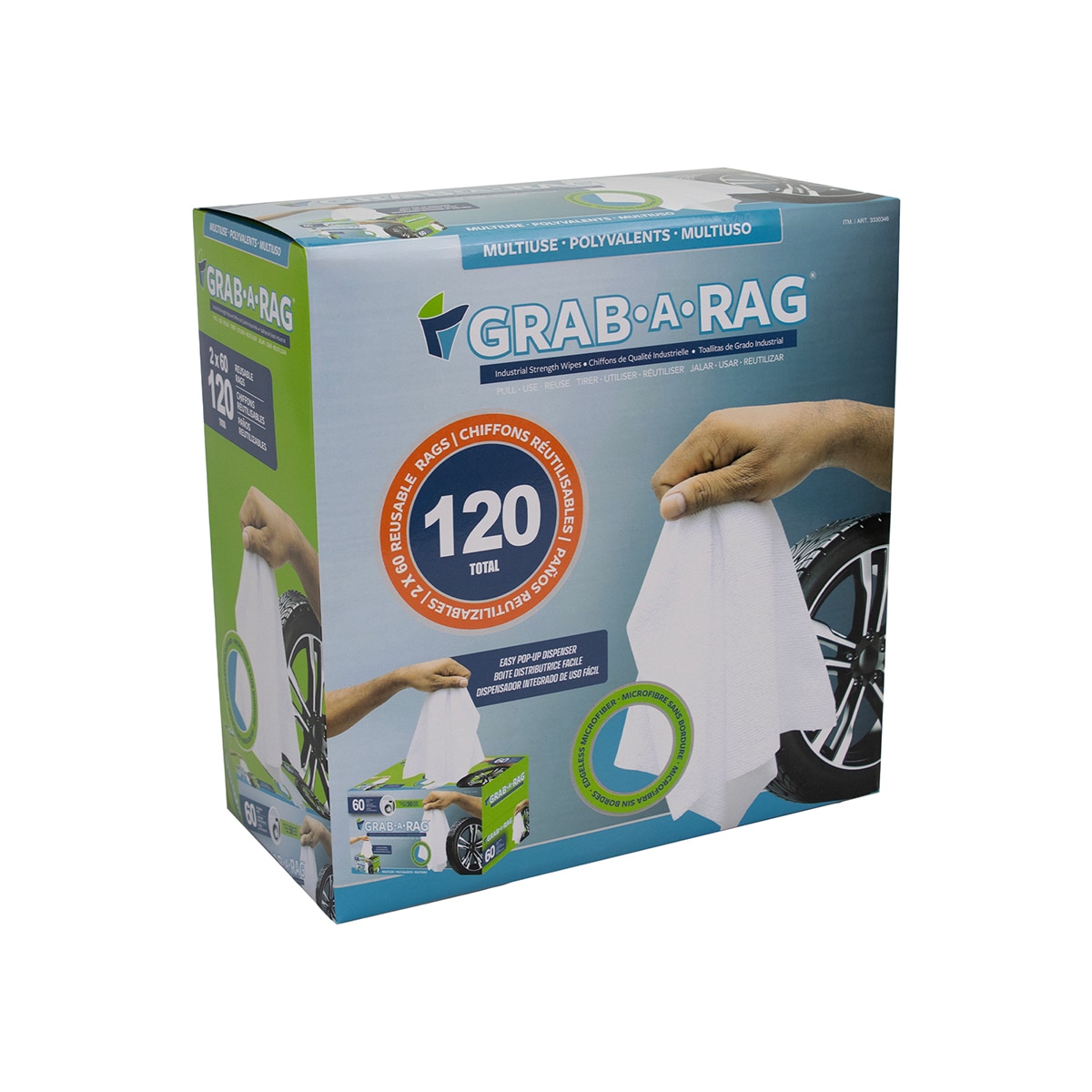 뽑아쓰는 다용도 극세사 타월 120장