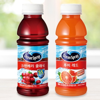 오션스프레이 크랜베리 주스 340ml x 24병 오션스프레이 크랜베리 주스 340ml x 24병