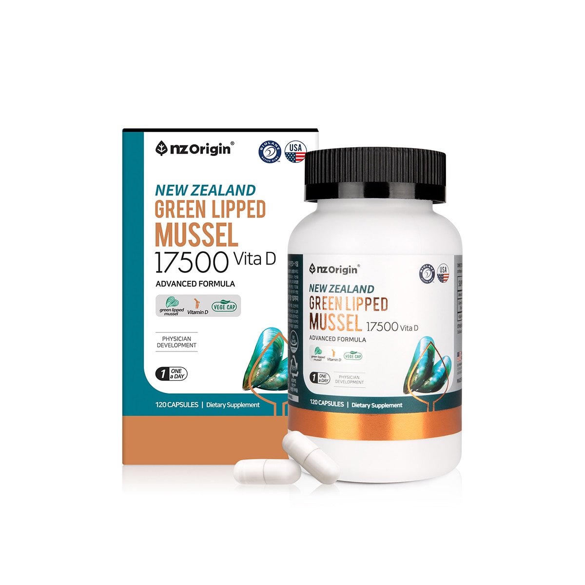 엔젯오리진 뉴질랜드 초록입홍합 710mg x 120캡슐 엔젯오리진 뉴질랜드 초록입홍합 710mg x 120캡슐