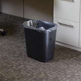 러버메이드 소프트 휴지통 13L x 2개 - 블랙 러버메이드 소프트 휴지통 13L x 2개 - 블랙