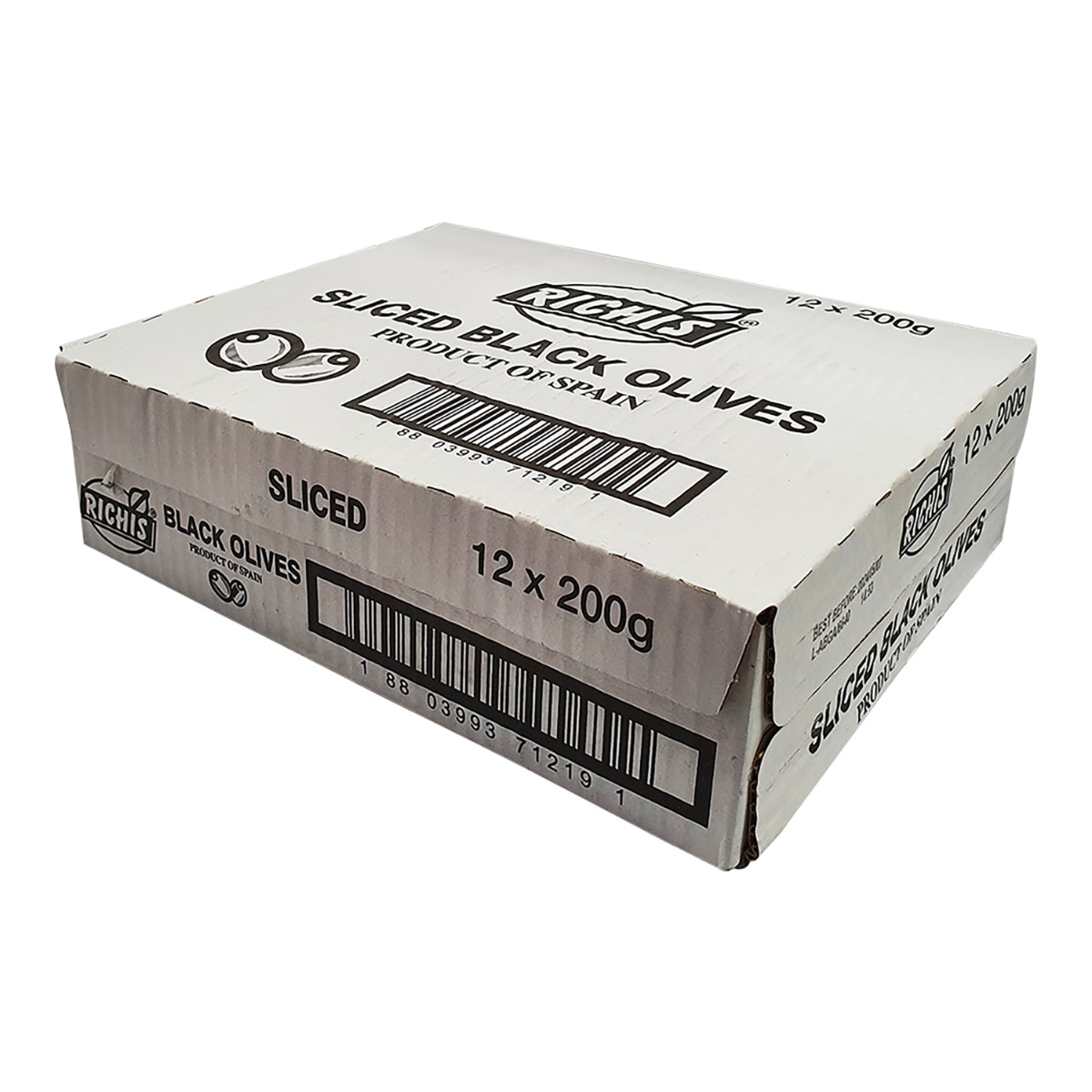 리치스 블랙 올리브 200g x 12 리치스 블랙 올리브 200g x 12