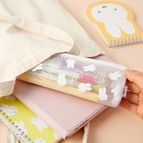 미피 메쉬 삼각 파우치 2개 - 패턴