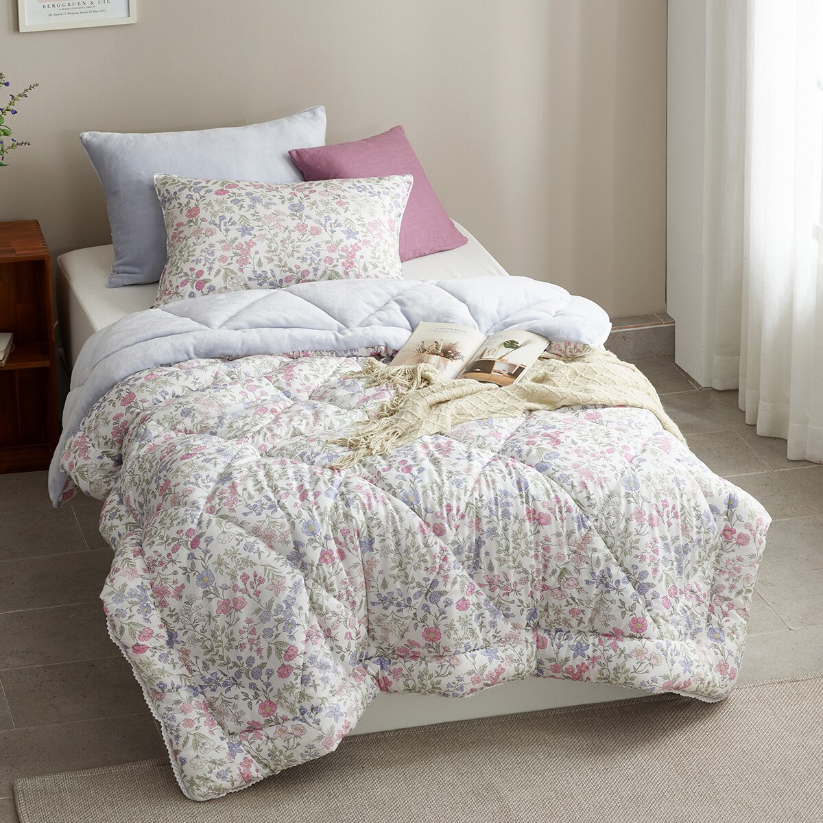 에이프릴앳홈 모달 극세사 차렵이불 - 싱글, 헤이