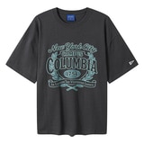 컬럼비아 유니버시티 성인 반소매 티셔츠 - 차콜