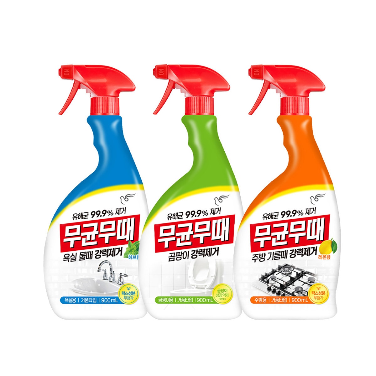 피죤무균무때세정제900ml x 4pk