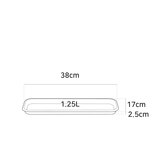 테라스 직사각 화분 40cm 2세트, 모카