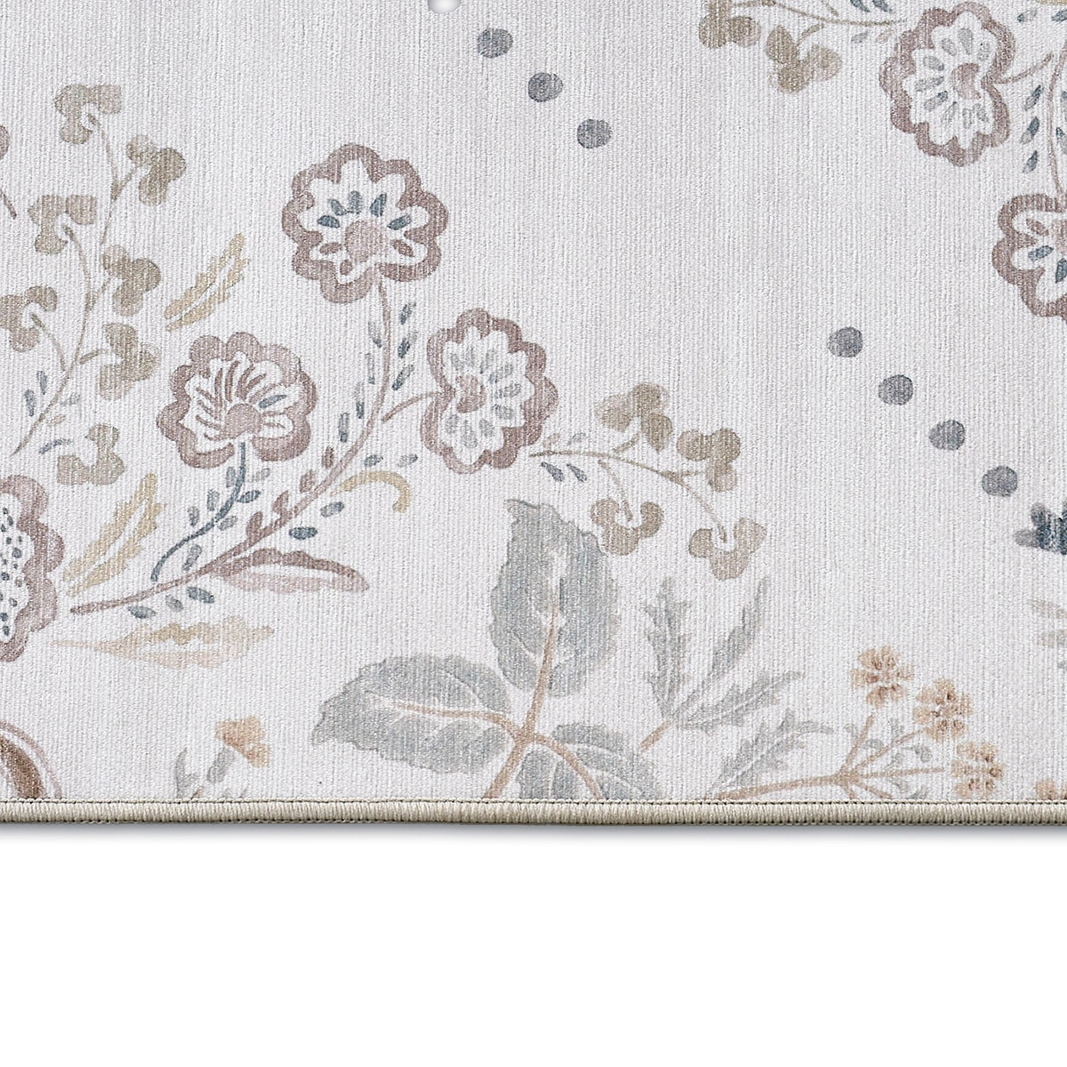 Wyatt&Ash 워셔블 러그 & 러너 세트 - 아이보리