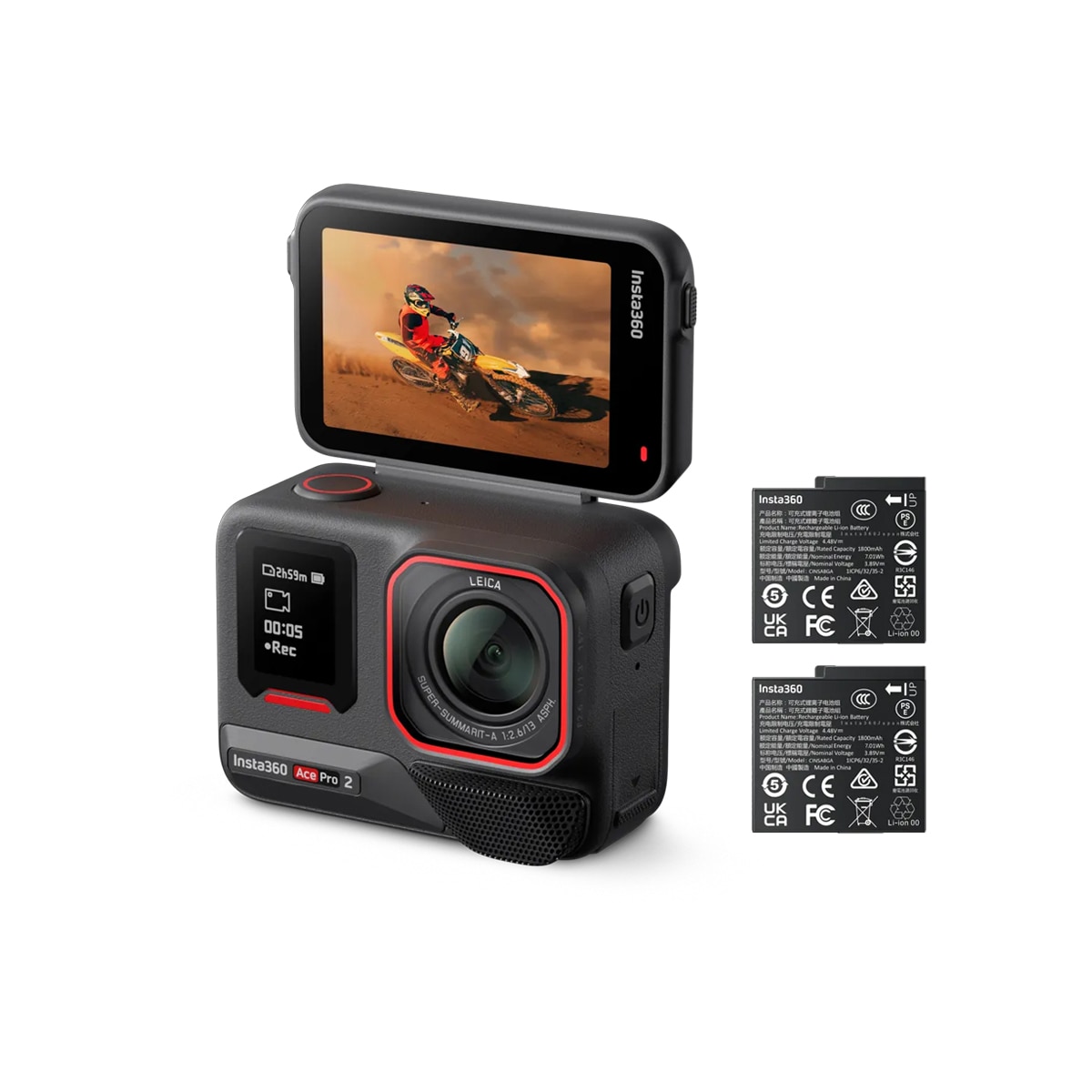 인스타360 Ace Pro 2 번들, 플렉시 케어 포함