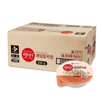 CJ 햇반 매일잡곡밥 210g x 24개 CJ 햇반 매일잡곡밥 210g x 24개