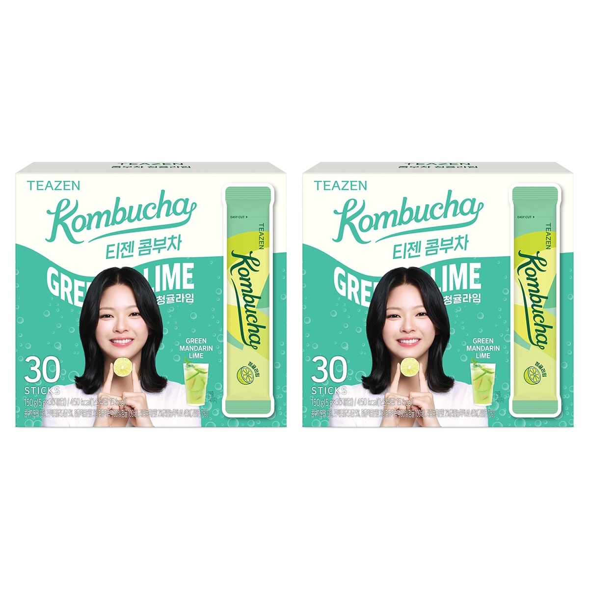 티젠 청귤라임 콤부차 5g x 30ct x 2