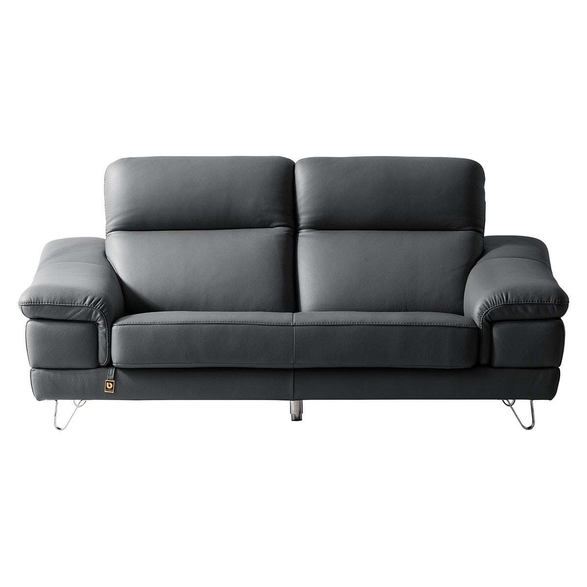 다우닝 레아 스테디 전체 천연가죽 3인 소파 - 엘그레이 다우닝 레아 스테디 전체 천연가죽 3인 소파 - 엘그레이