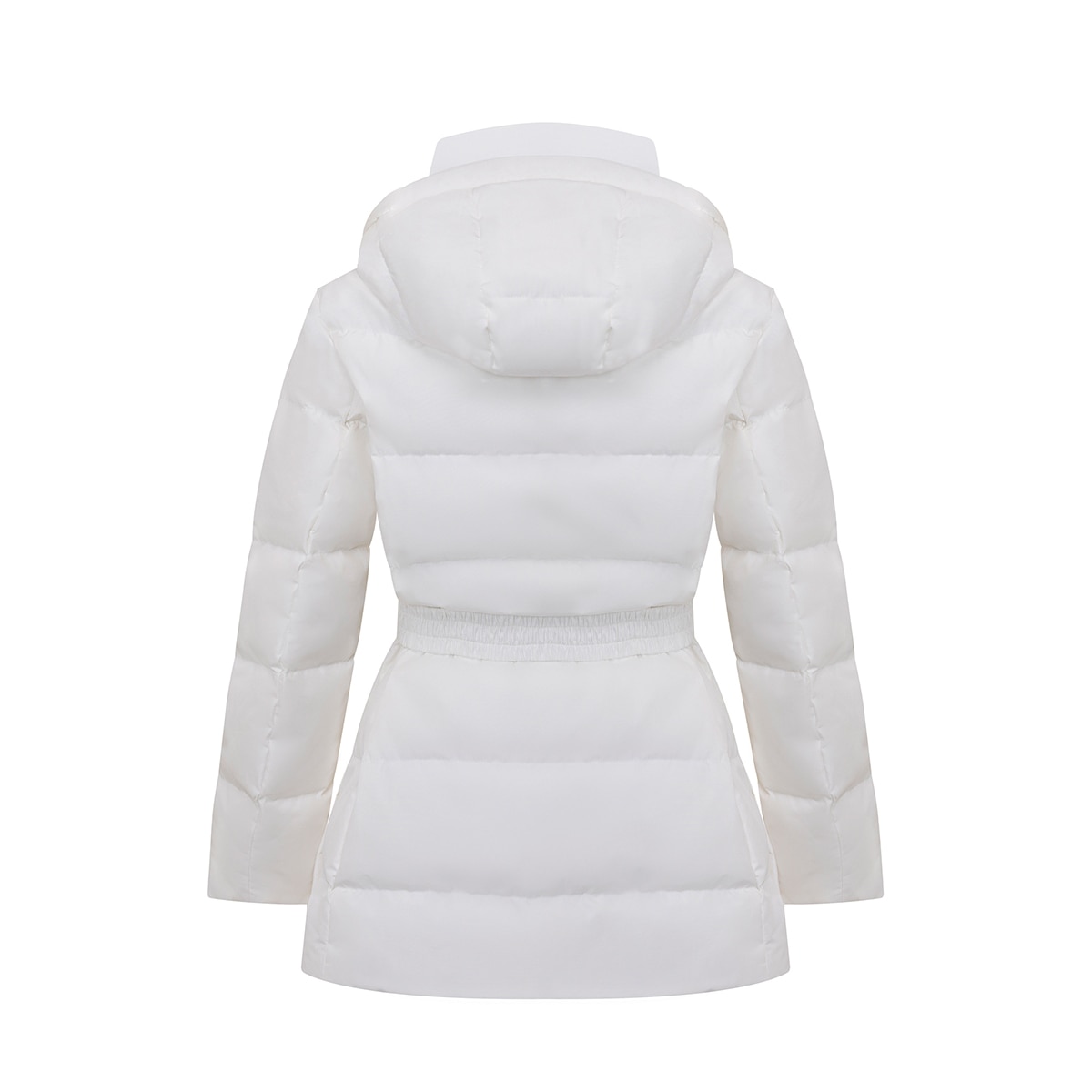 네파 여성 구스다운 벨트 재킷 - 아이보리 네파 여성 구스다운 벨트 재킷 - 아이보리