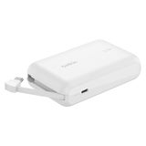벨킨 C 타입 케이블 일체형 20W 10000mAh 보조배터리 - 화이트 벨킨 C 타입 케이블 일체형 20W 10000mAh 보조배터리 - 화이트