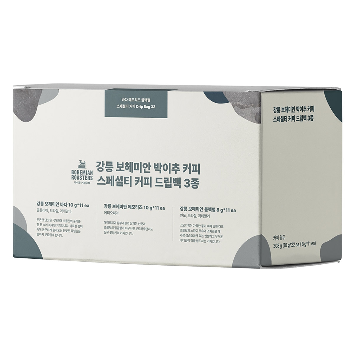 강릉 보헤미안 박이추 커피 드립백8g x 11, 10g x 22