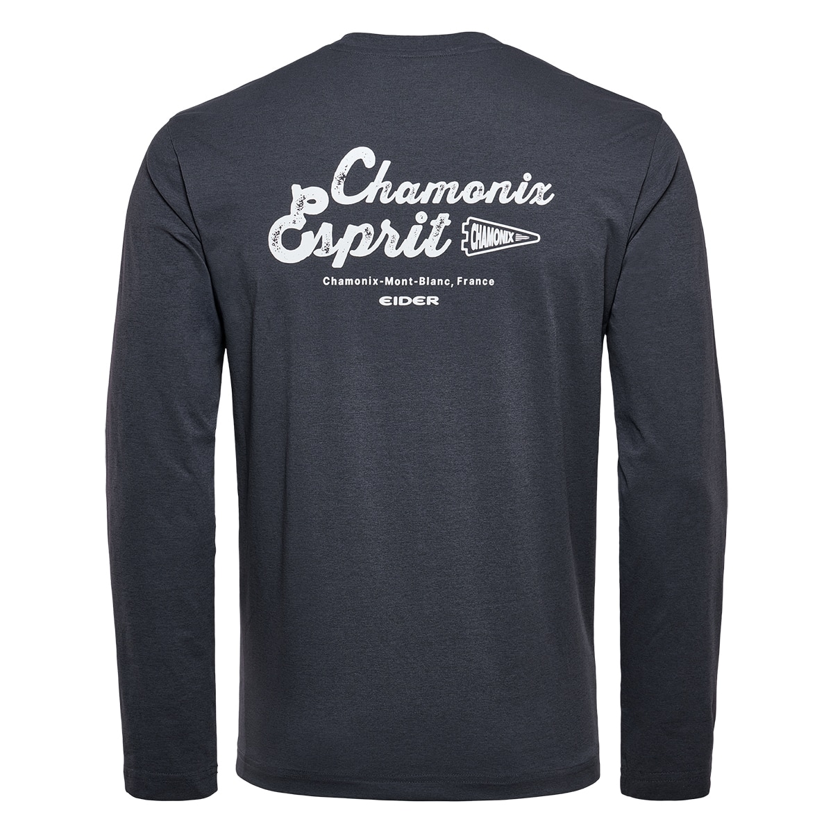 아이더 남성 긴팔 크루티 - 차콜, XL